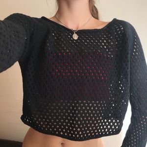 Crop top sweater